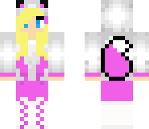 pink fox girl