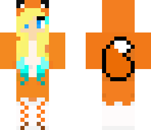 rainbow fox girl 