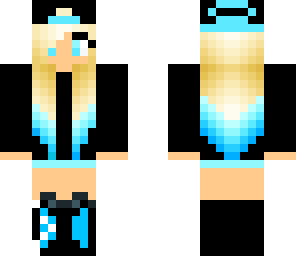 neon blue tomboy edit 
