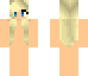 blonde hair skin