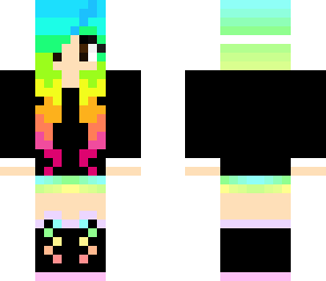 rainbow girl