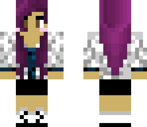 purple hair lady