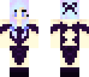 blue horned elf girl