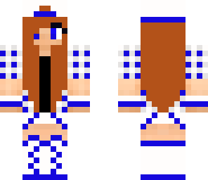 blue girl