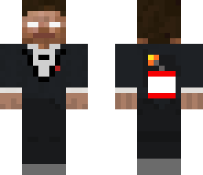 herobrine in tux
