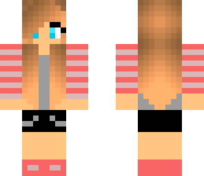 cute light red and gray girl