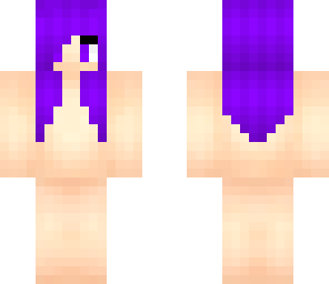 purple hair skin base