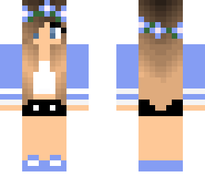 blue girl