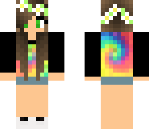 tie dye girl