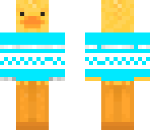 duck in sweater