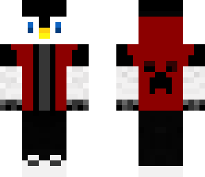 penguin red vest