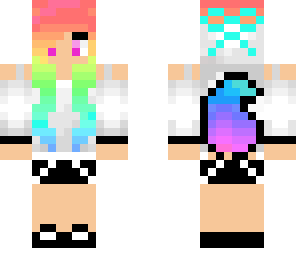 rainbow fox girl