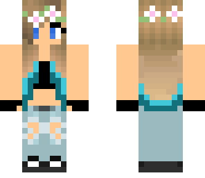 blue hair girl