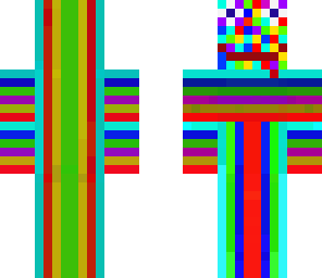 colorful person