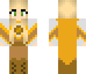 golden warrior with cape