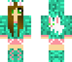 bunny hoodie girl