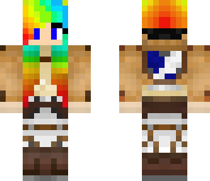 my skin with a survey corp uniform