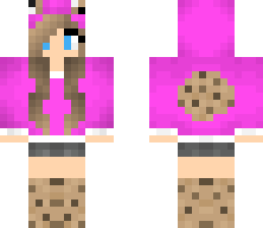 pink cookie monster girl