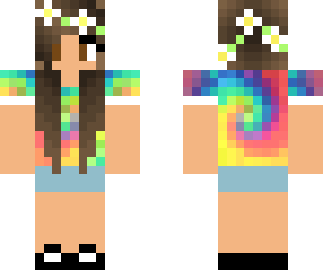 edited tie dye girl