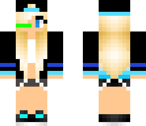 blue gamer tomboy