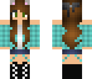 blue cat girl 