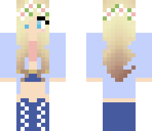blue girl