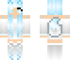 cute ice wolf