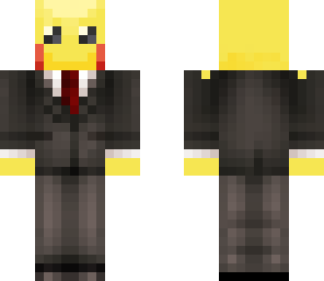 pikachu in suit