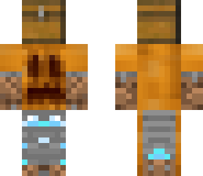 im chest dirt diamonds and pumkin