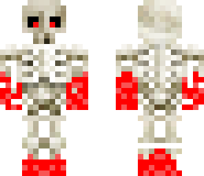 bloody skeleton