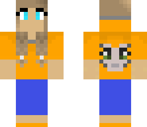 girl in stampy hoodie