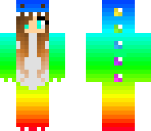 rainbow dino  girl