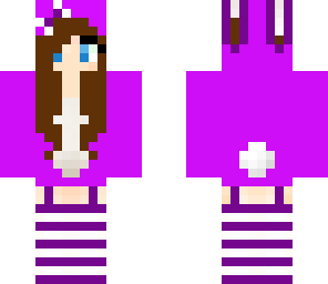 purple bunny girl