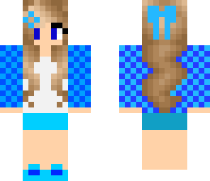 blue girl
