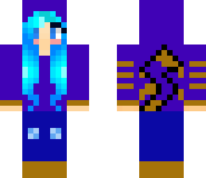 purple hoodie girl