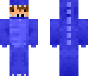 blue dino costume