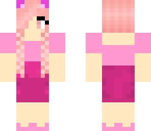 pink cat girl request