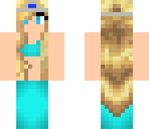 light blue mermaid
