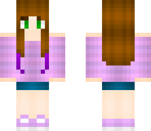 pink and purple girl