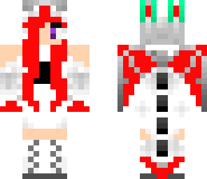 red dragon girl with blue hed sets