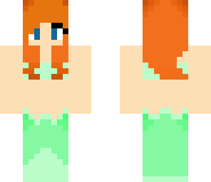 green mermaid