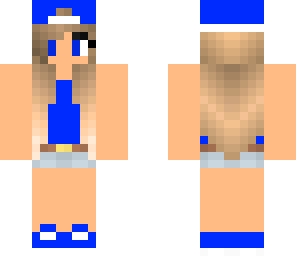 blue snapback girl