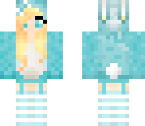 blue bunny puff