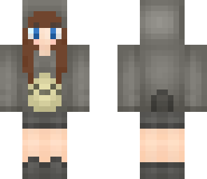 brunette totoro girl
