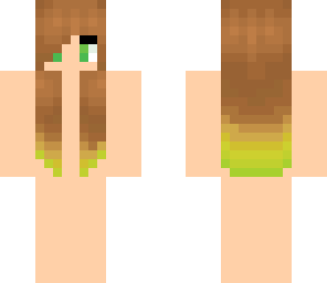 brown to blonde and blonde to green