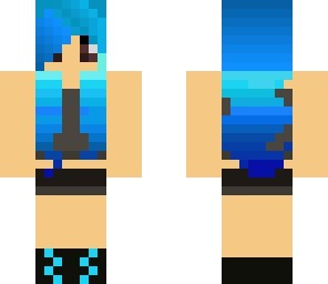 blue hair