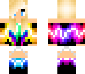 rainbow drop the bass girl
