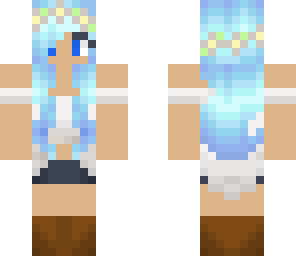 blue girl
