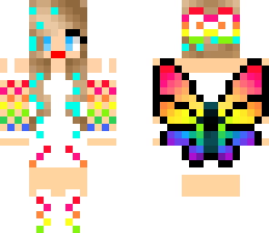 cute rainbow girl
