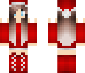 christmas brown haired girl